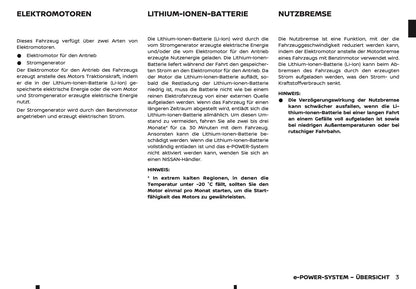 2025-2026 Nissan Qashqai e-Power Bedienungsanleitung | Deutsch
