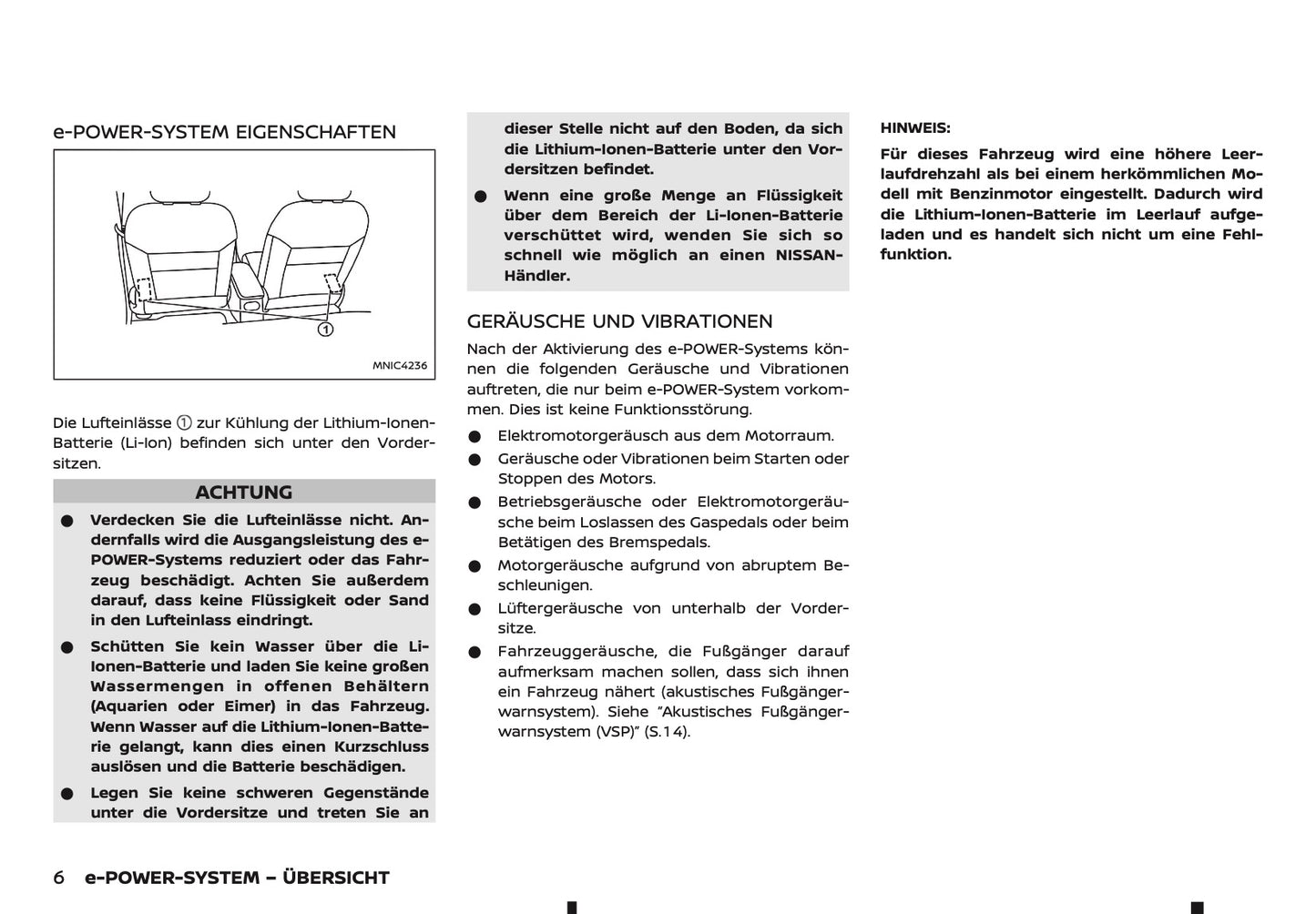 2026 Nissan Qashqai e-Power Owner's Manual | German
