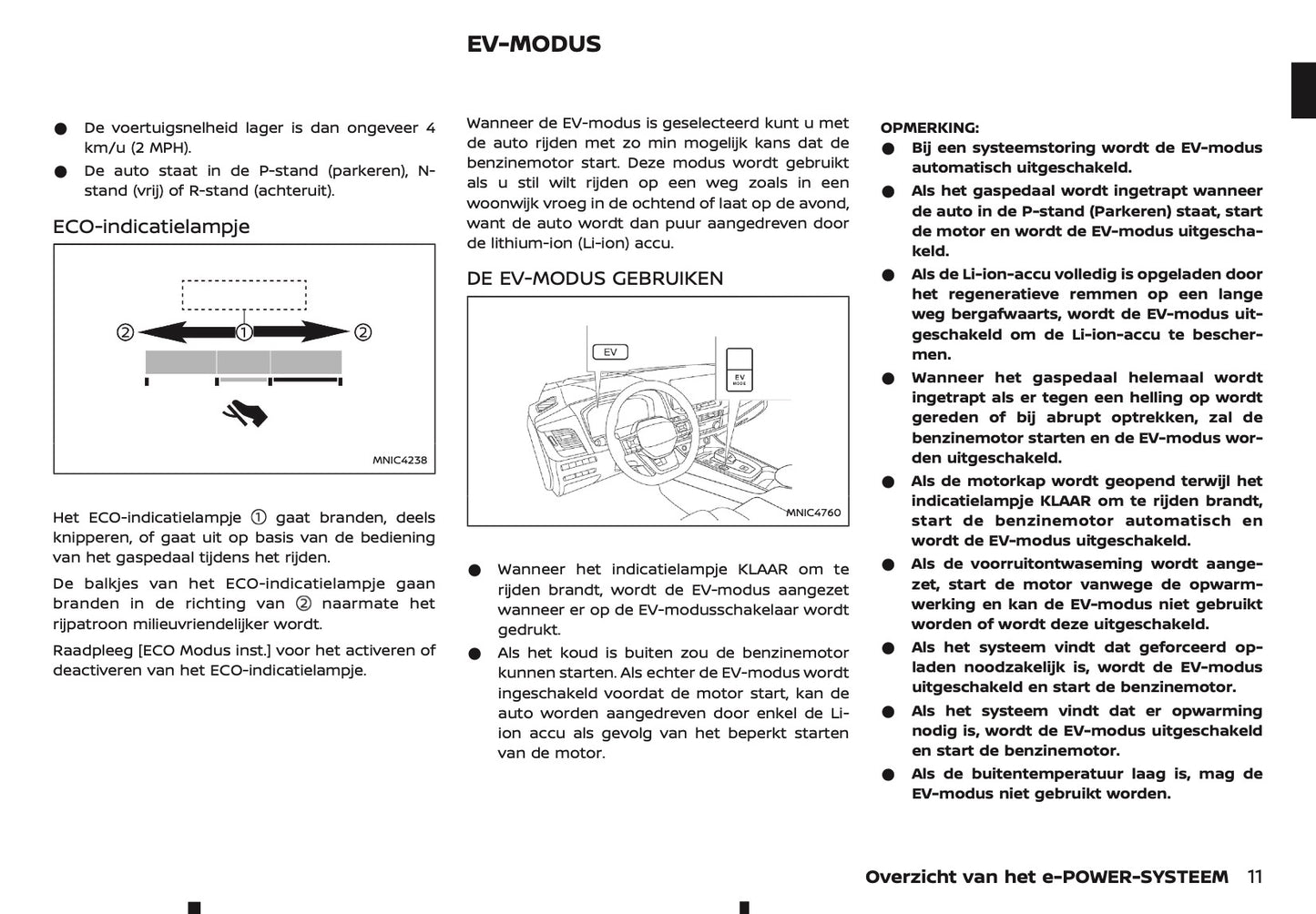2026 Nissan Qashqai e-Power Owner's Manual | Dutch
