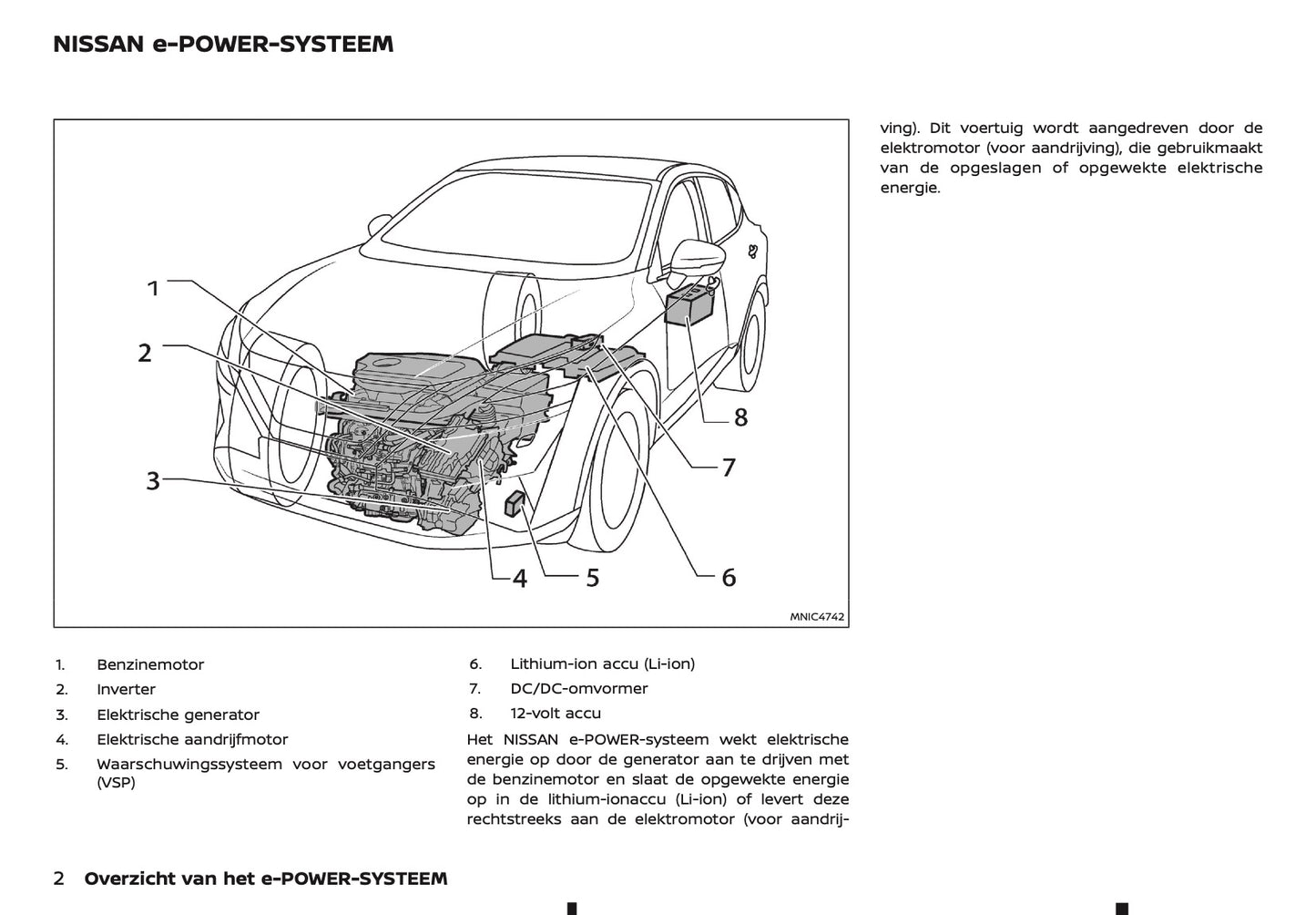 2026 Nissan Qashqai e-Power Owner's Manual | Dutch