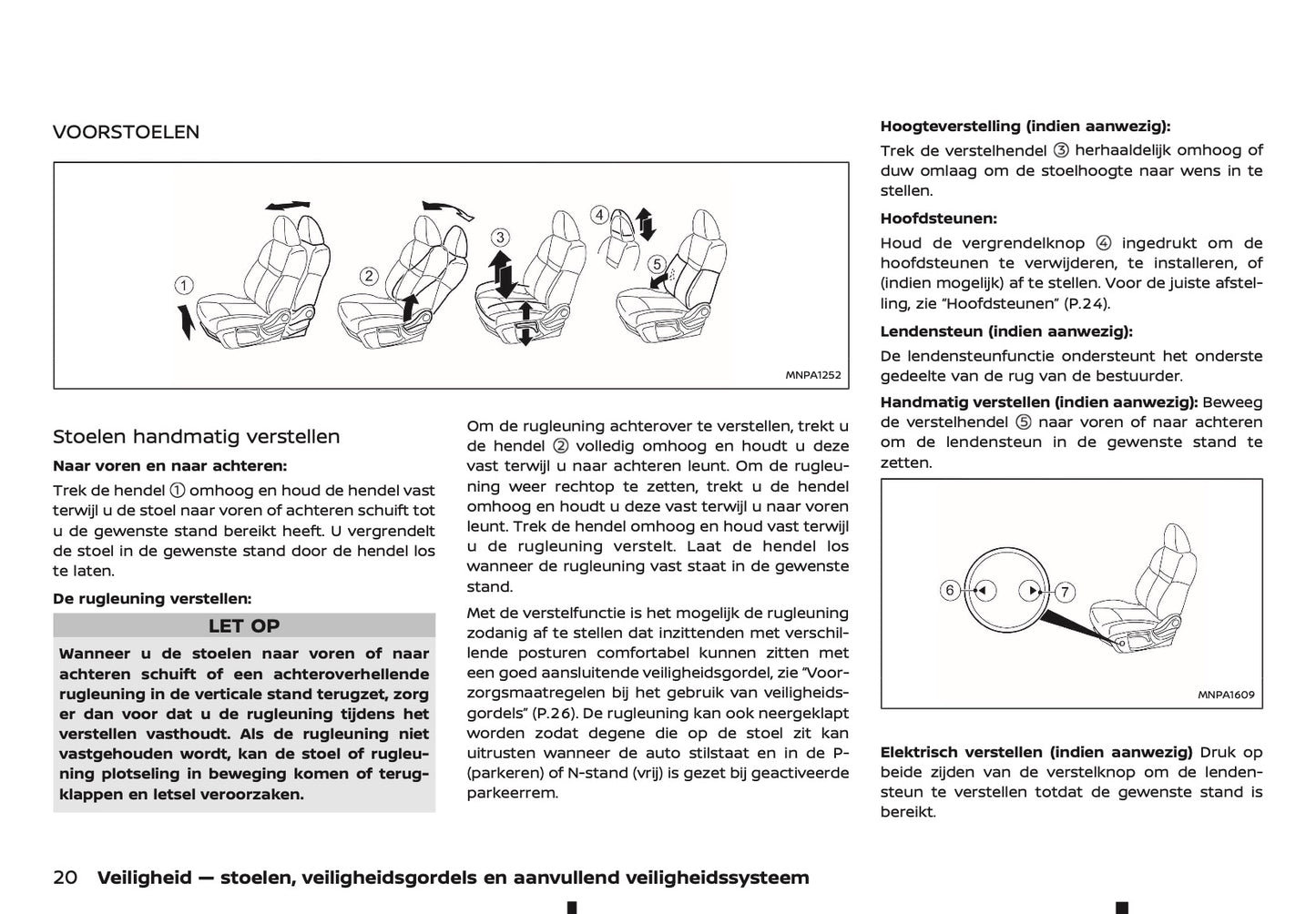2024-2025 Nissan Qashqai Owner's Manual | Dutch