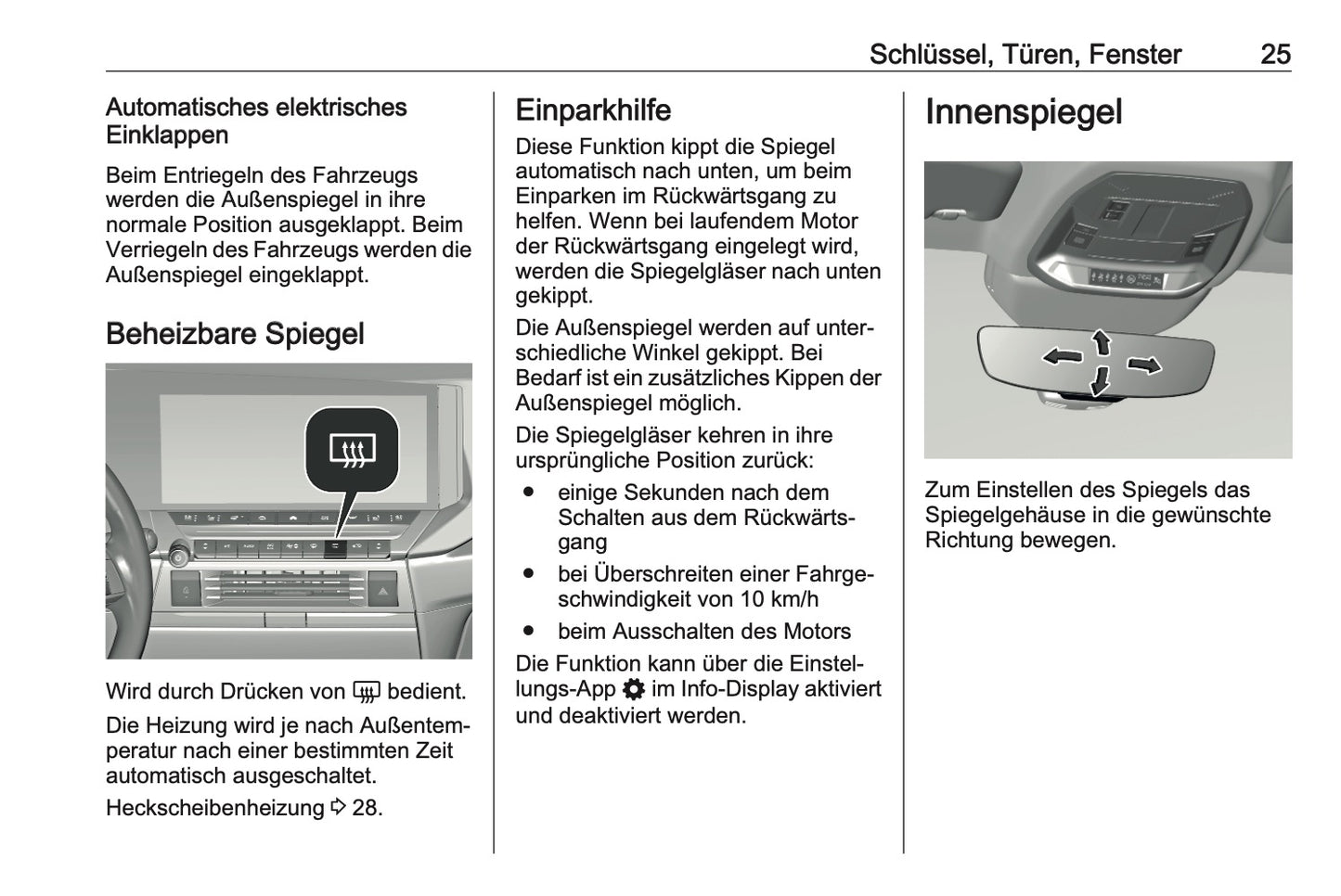 2023-2024 Opel Astra Bedienungsanleitung | Deutsch