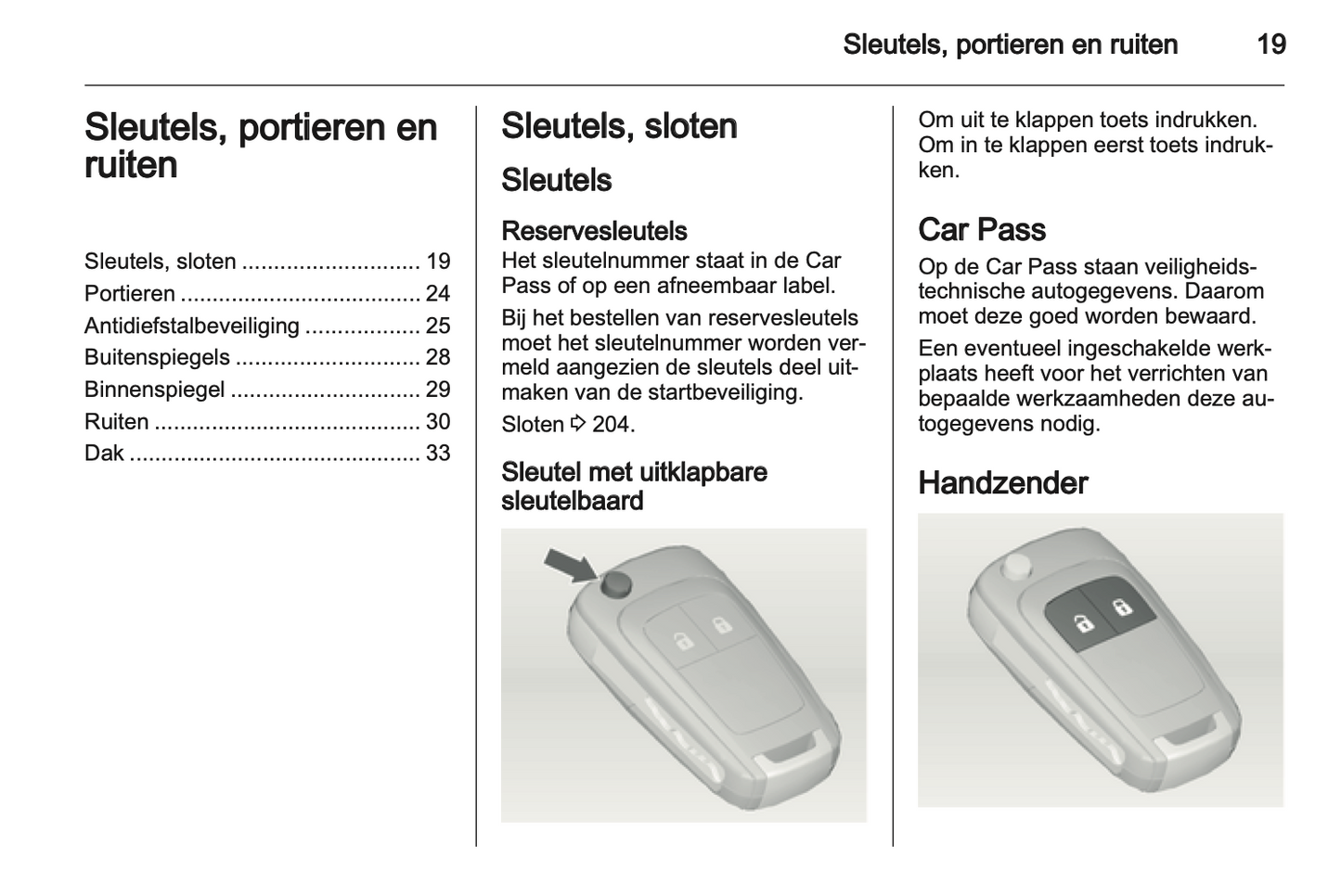 2011 Opel Astra Owner's Manual | Dutch