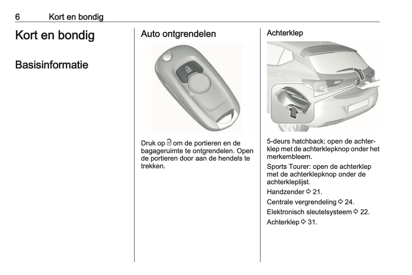 2019 Opel Astra Owner's Manual | Dutch