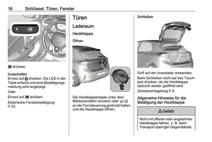 2023-2025 Opel Corsa Owner's Manual | German