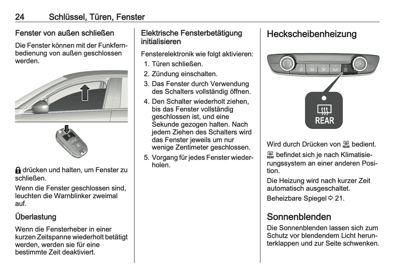 2023-2025 Opel Corsa Owner's Manual | German