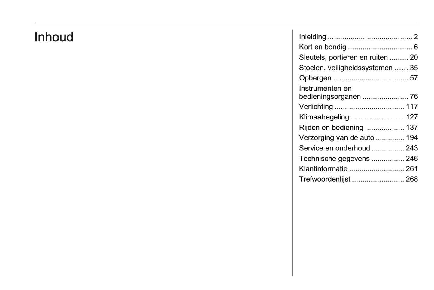 2015-2016 Opel Corsa Owner's Manual | Dutch