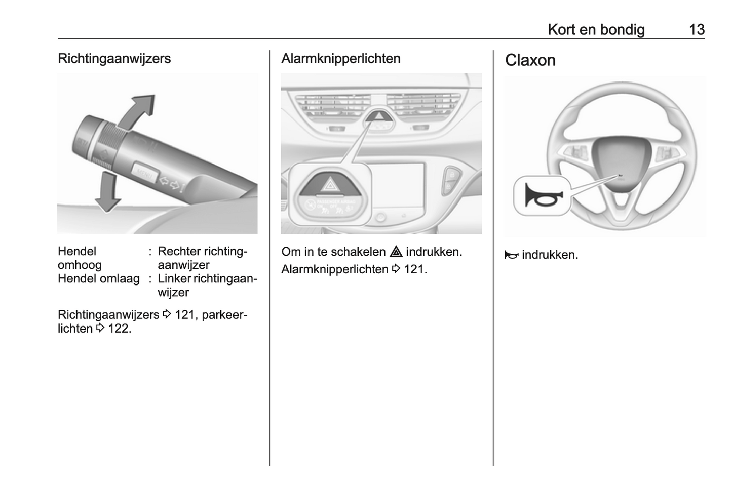 2015-2016 Opel Corsa Owner's Manual | Dutch