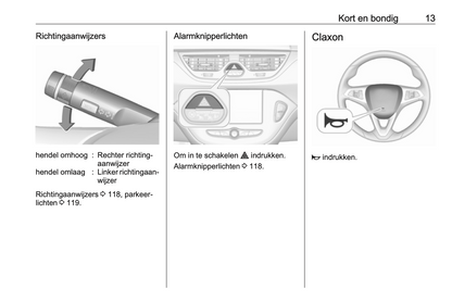 2017 Opel Corsa Owner's Manual | Dutch