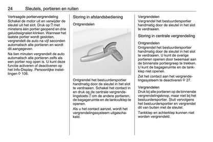 2017 Opel Corsa Owner's Manual | Dutch