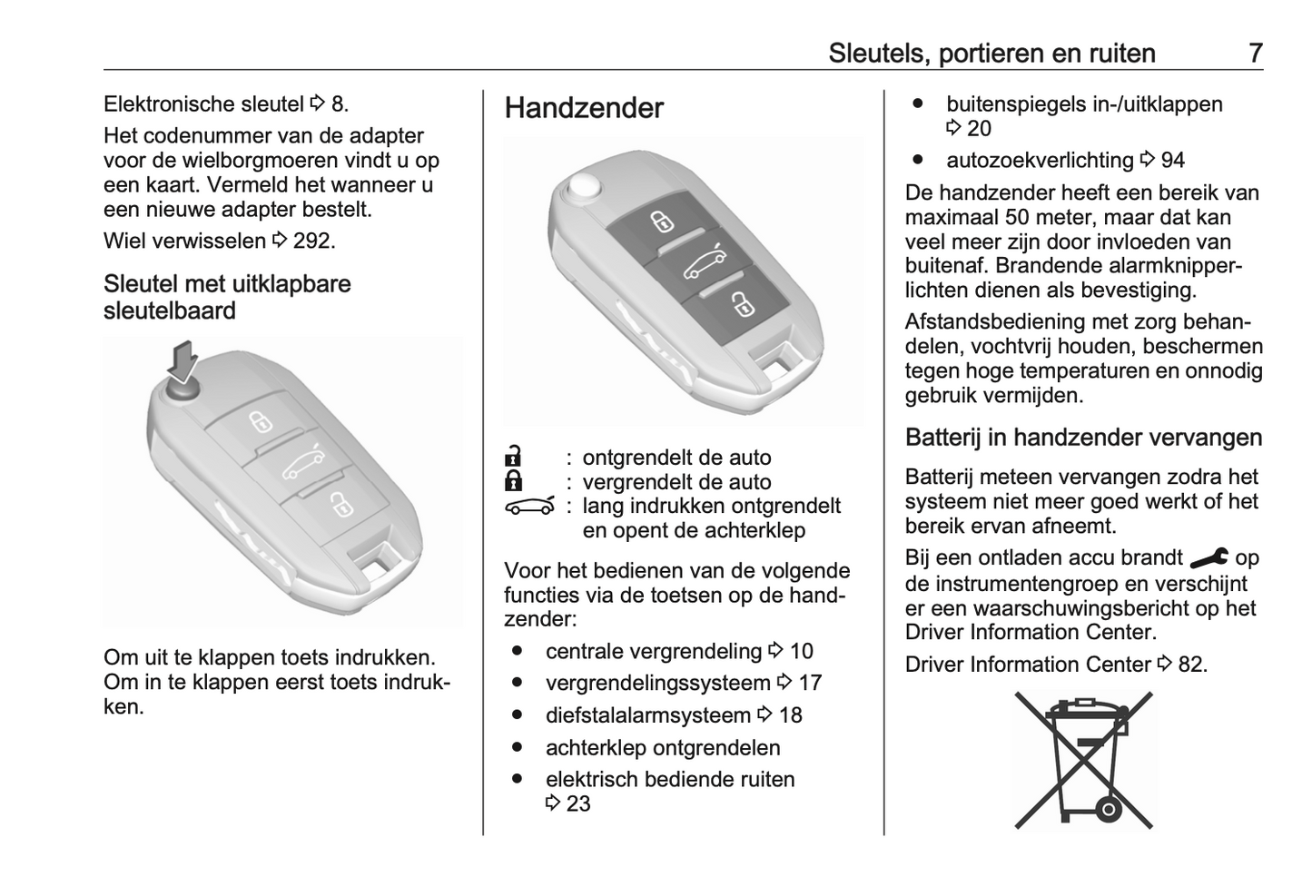 2023 Opel Corsa/Corsa-e Owner's Manual | Dutch