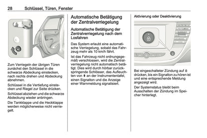 2019-2020 Opel Crossland X Owner's Manual | German