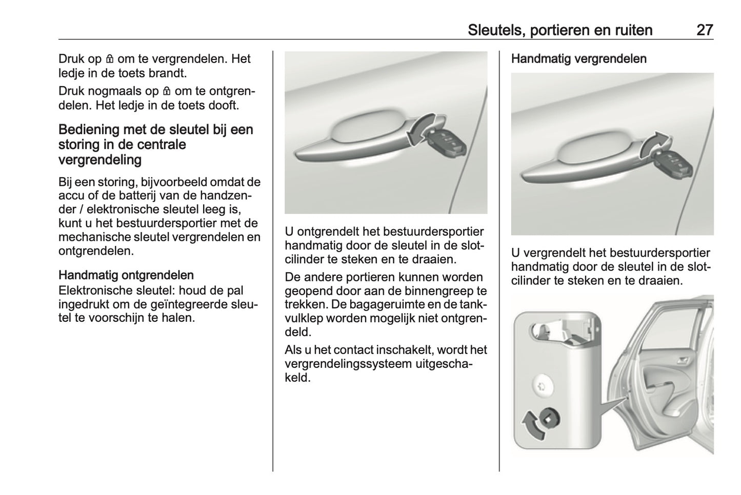2018 Opel Crossland X Owner's Manual | Dutch
