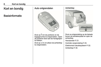 2018 Opel Crossland X Owner's Manual | Dutch