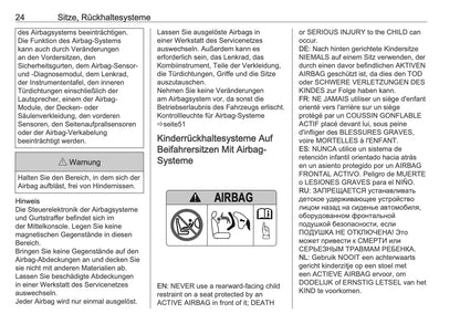 2025 Opel Frontera Bedienungsanleitung | Deutsch