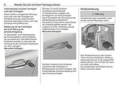 2025 Opel Frontera Bedienungsanleitung | Deutsch