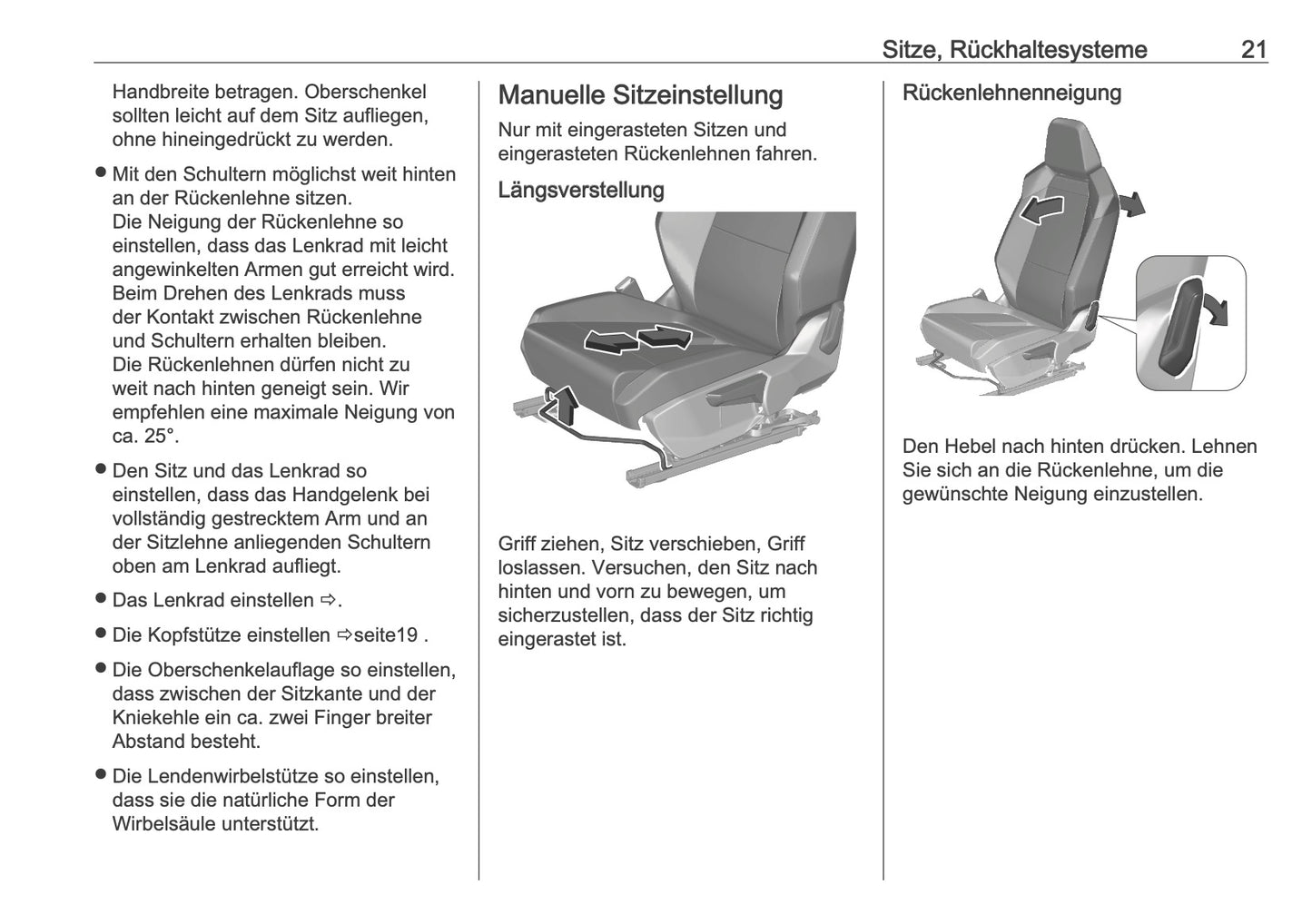 2025-2026 Opel Frontera Owner's Manual | German