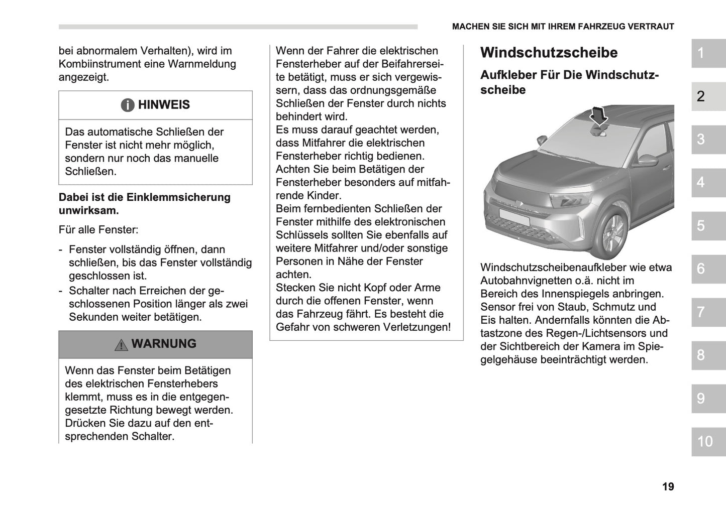 2026 Opel Frontera Bedienungsanleitung | Deutsch