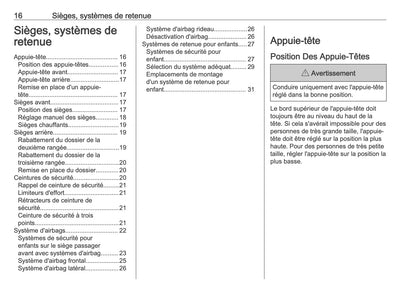 2025 Opel Frontera Owner's Manual | French