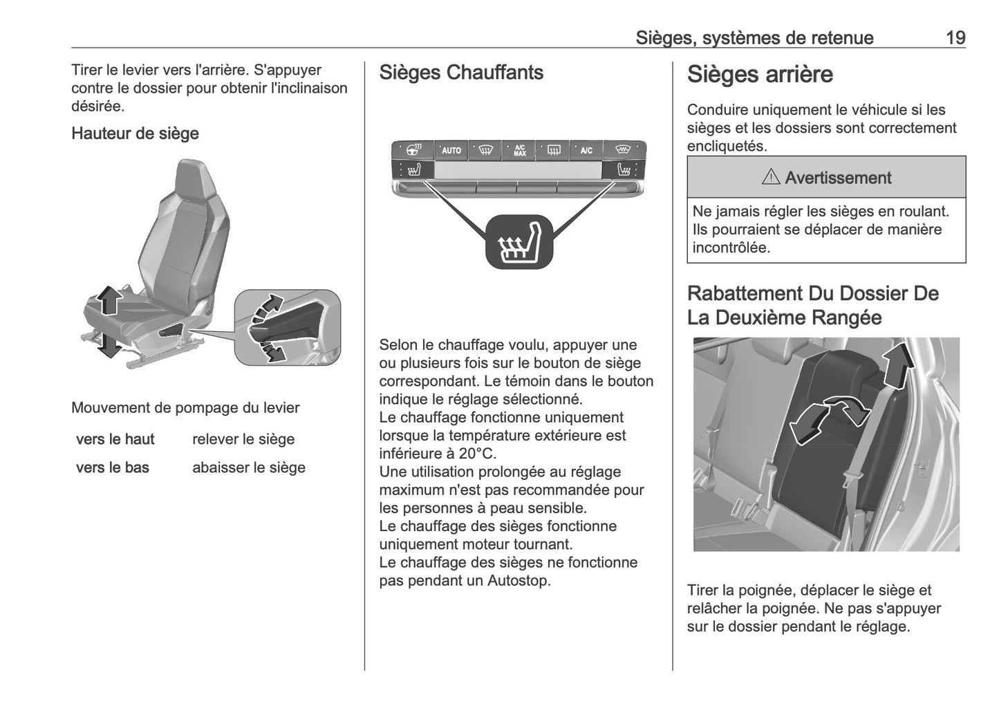 2025 Opel Frontera Owner's Manual | French