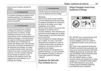 2025 Opel Frontera Owner's Manual | French