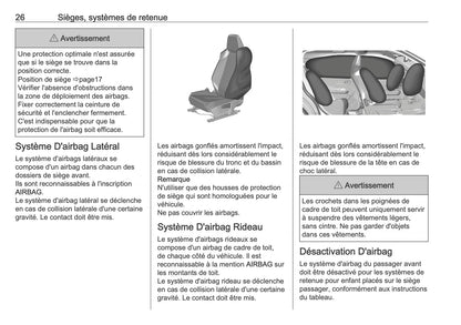 2025 Opel Frontera Owner's Manual | French