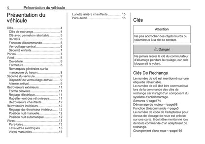 2025 Opel Frontera Owner's Manual | French