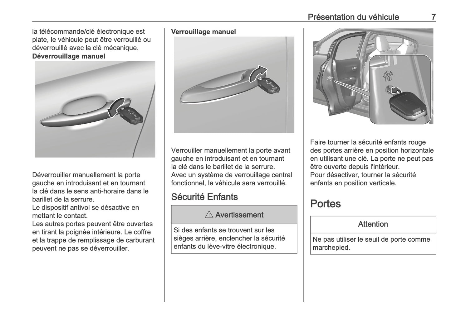 2025 Opel Frontera Owner's Manual | French