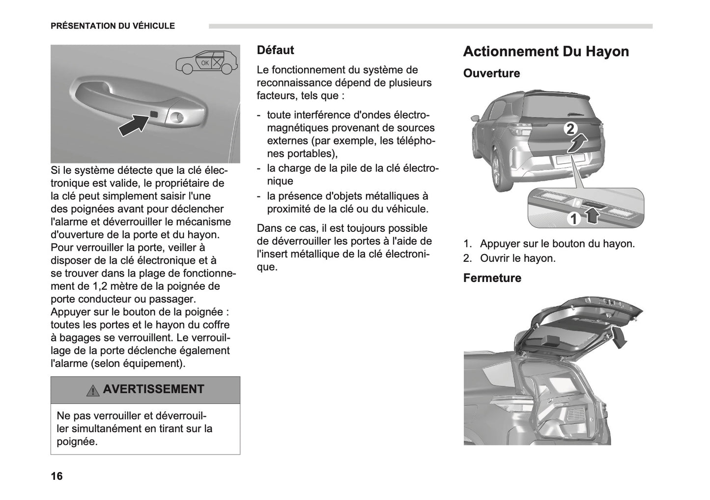 2026 Opel Frontera Owner's Manual | French