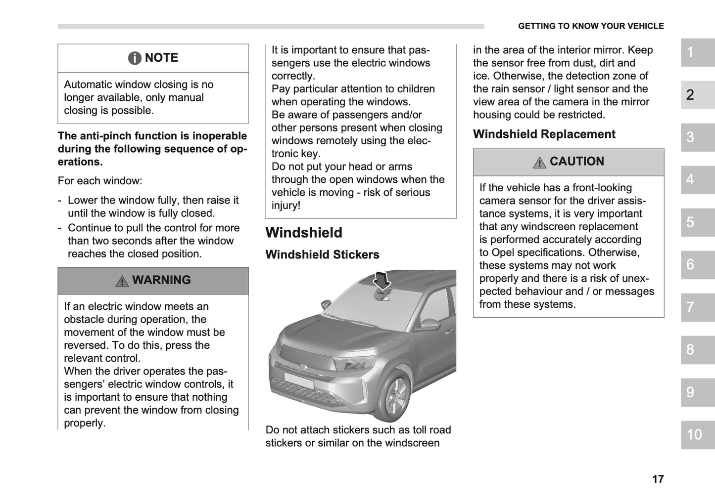 2026 Opel Frontera Owner's Manual | English