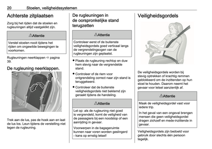 2024-2025 Opel Frontera Owner's Manual | Dutch