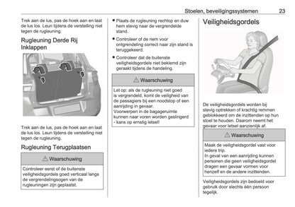 2025-2026 Opel Frontera Owner's Manual | Dutch