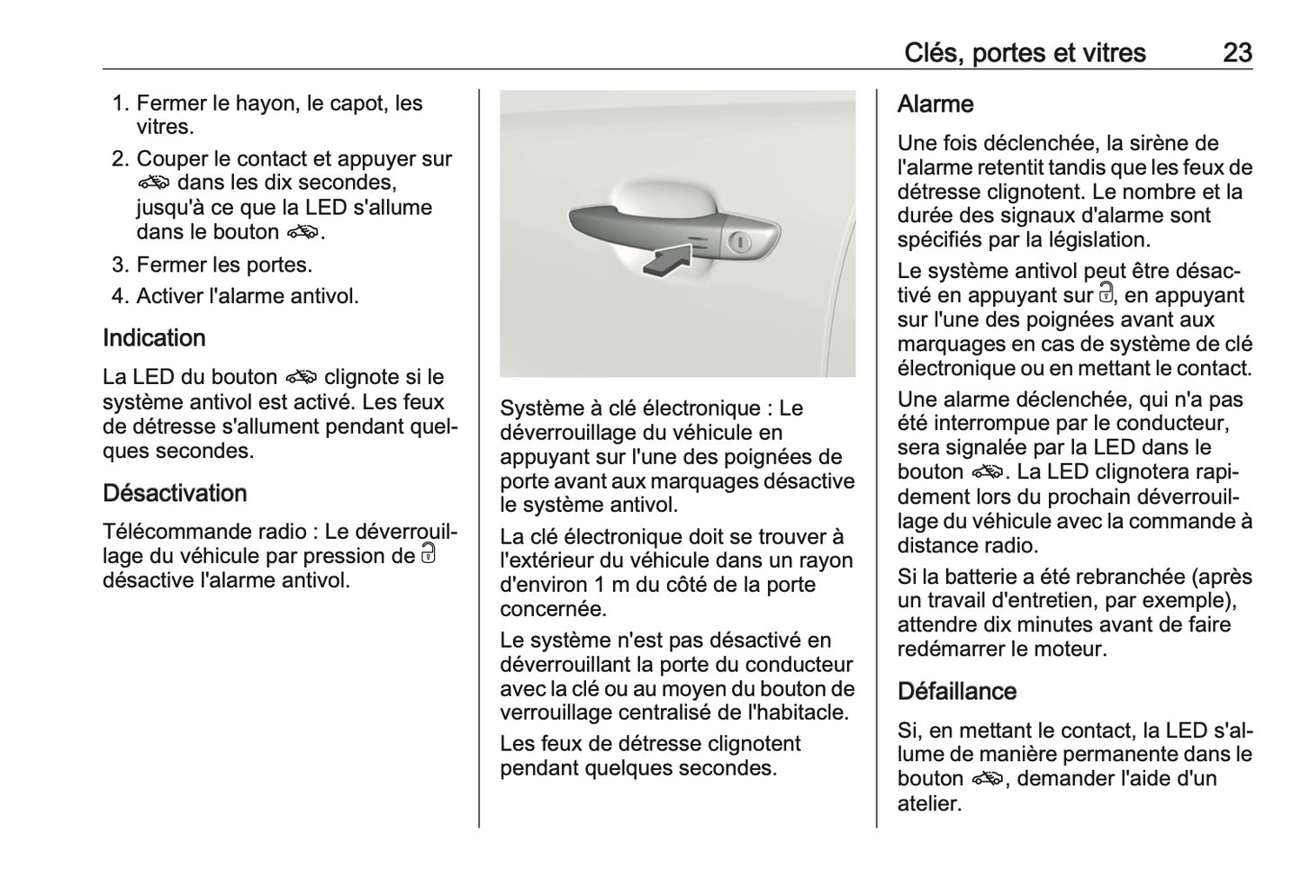 2023-2024 Opel Grandland Owner's Manual | French