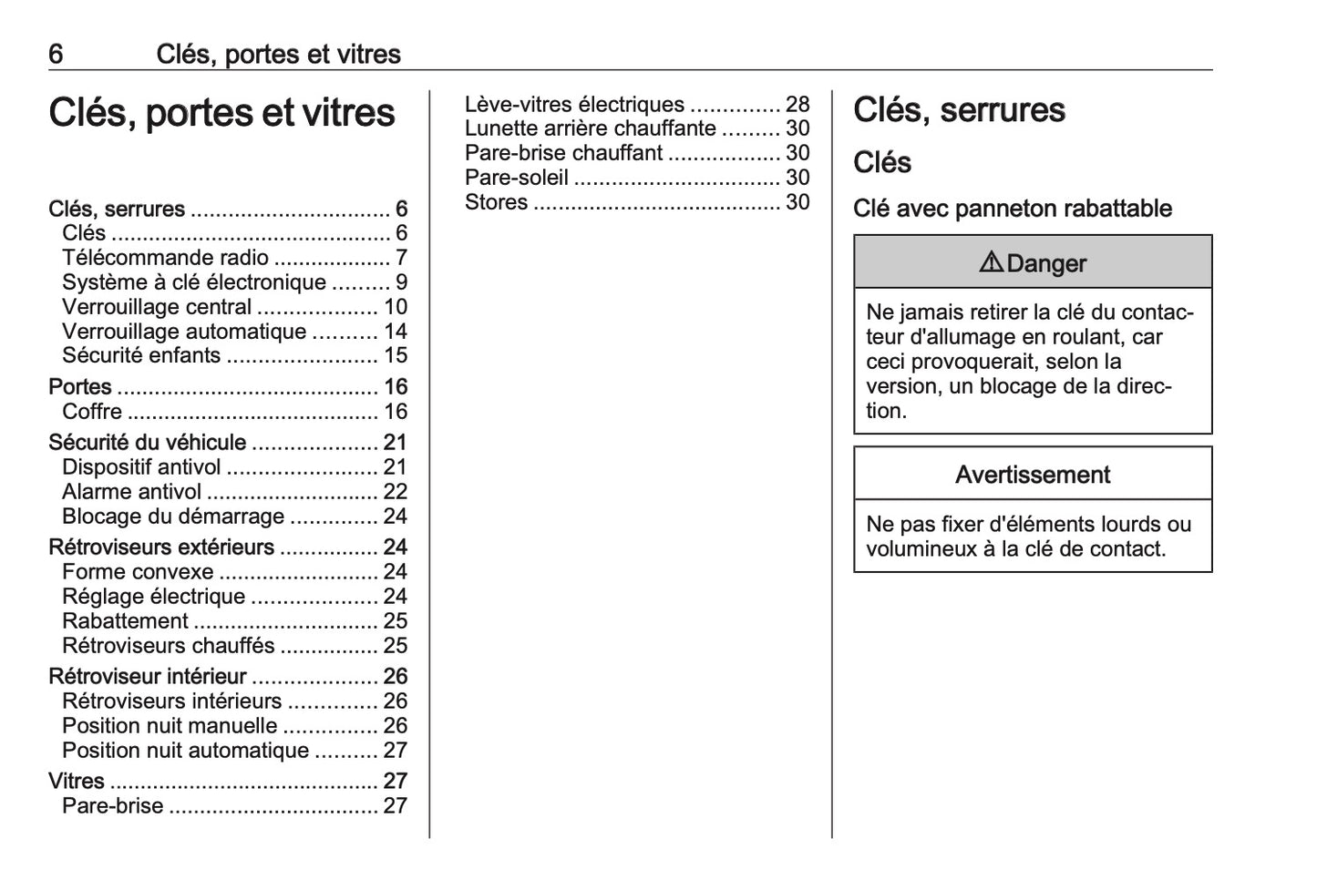 2023-2024 Opel Grandland Owner's Manual | French