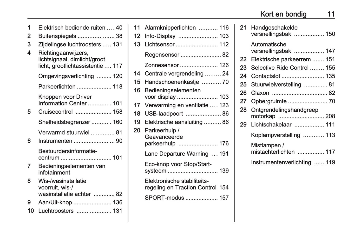 2019-2020 Opel Grandland X Owner's Manual | Dutch