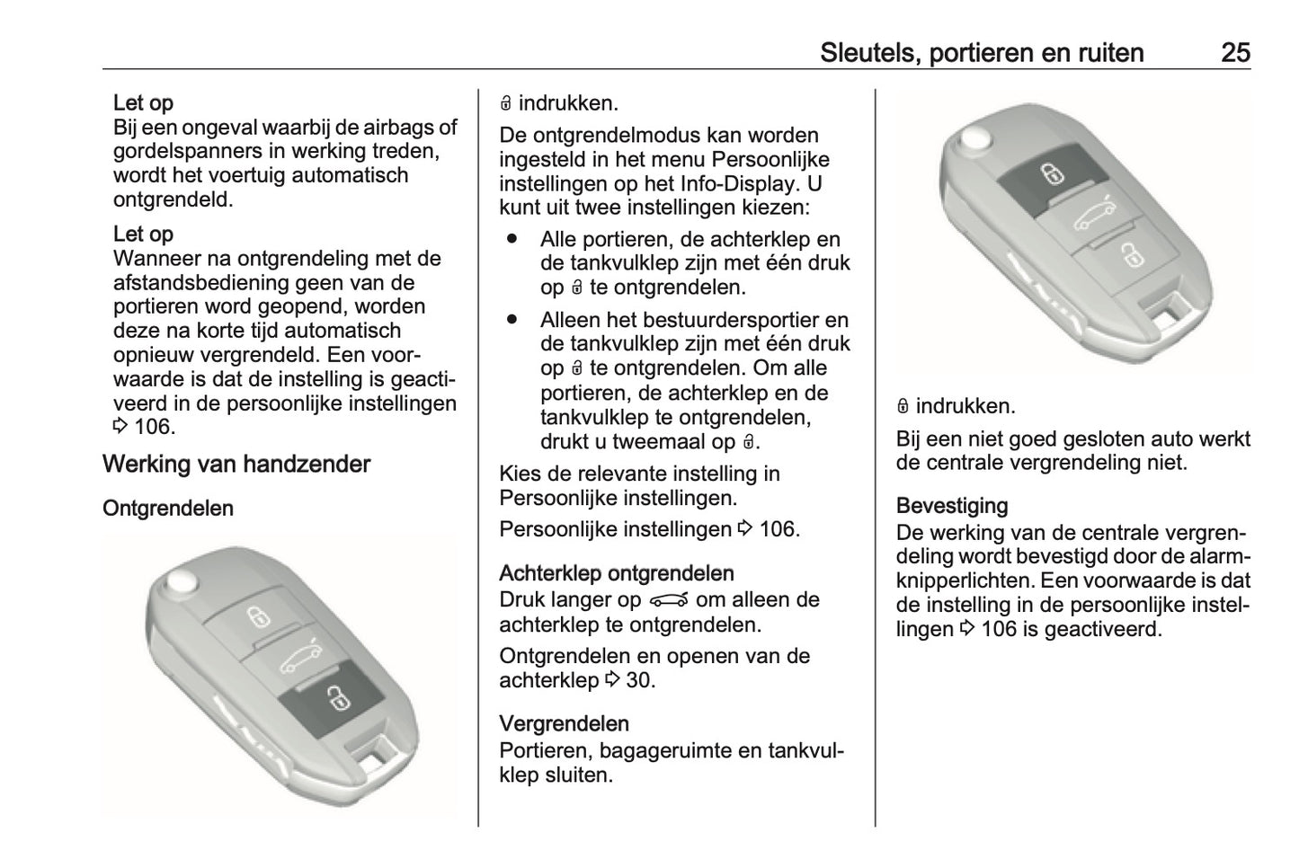 2019-2020 Opel Grandland X Owner's Manual | Dutch