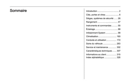 2023 Opel Mokka Owner's Manual | French