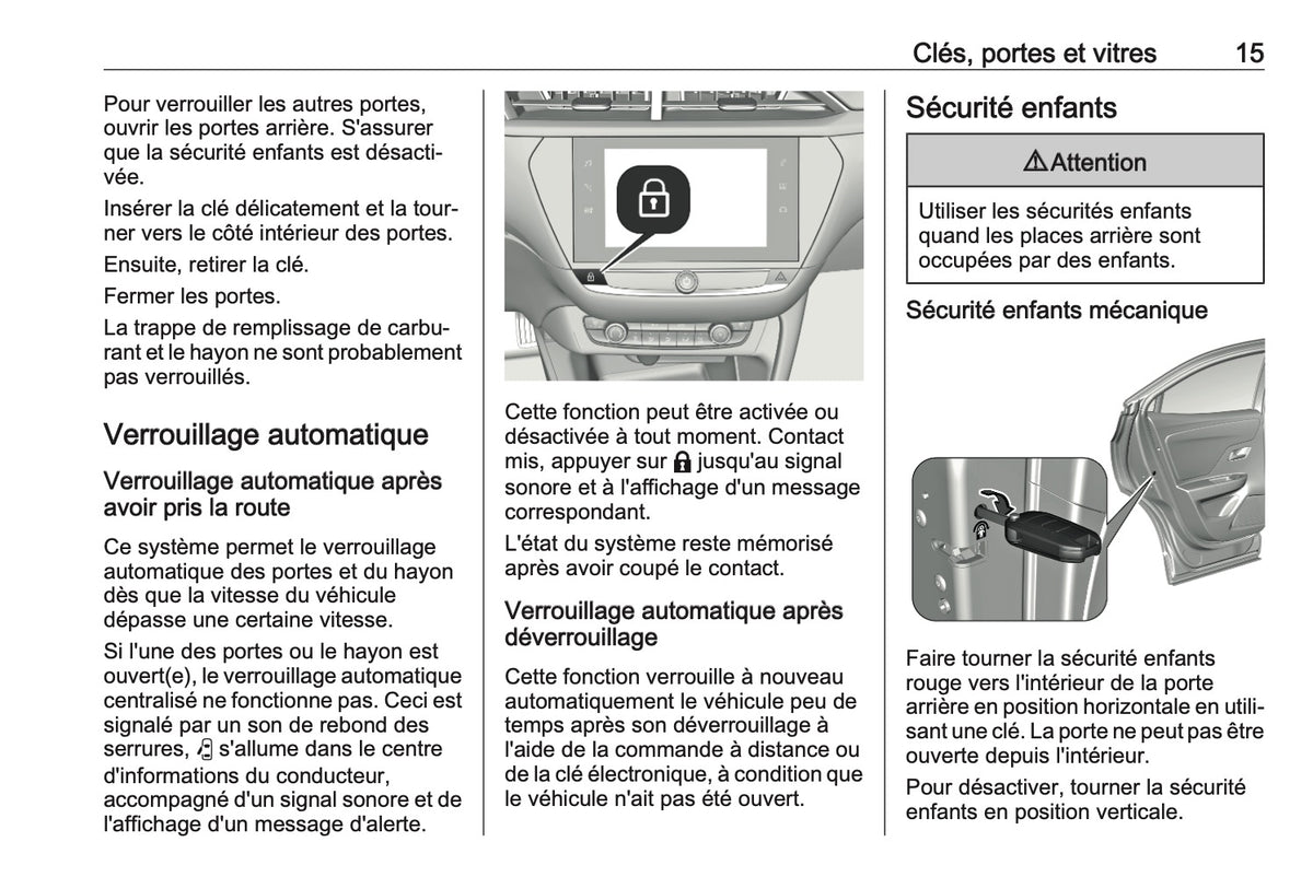 2023 Opel Mokka Owner's Manual | French