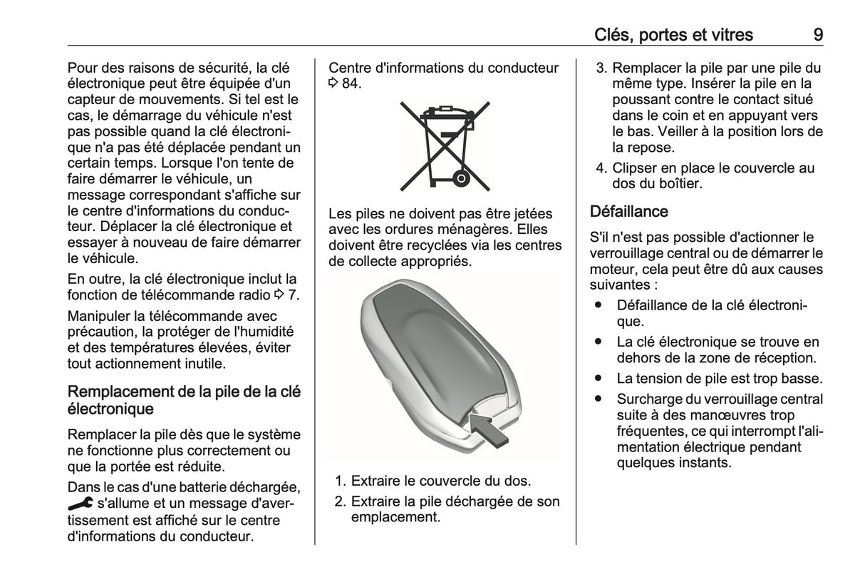 2023 Opel Mokka Owner's Manual | French