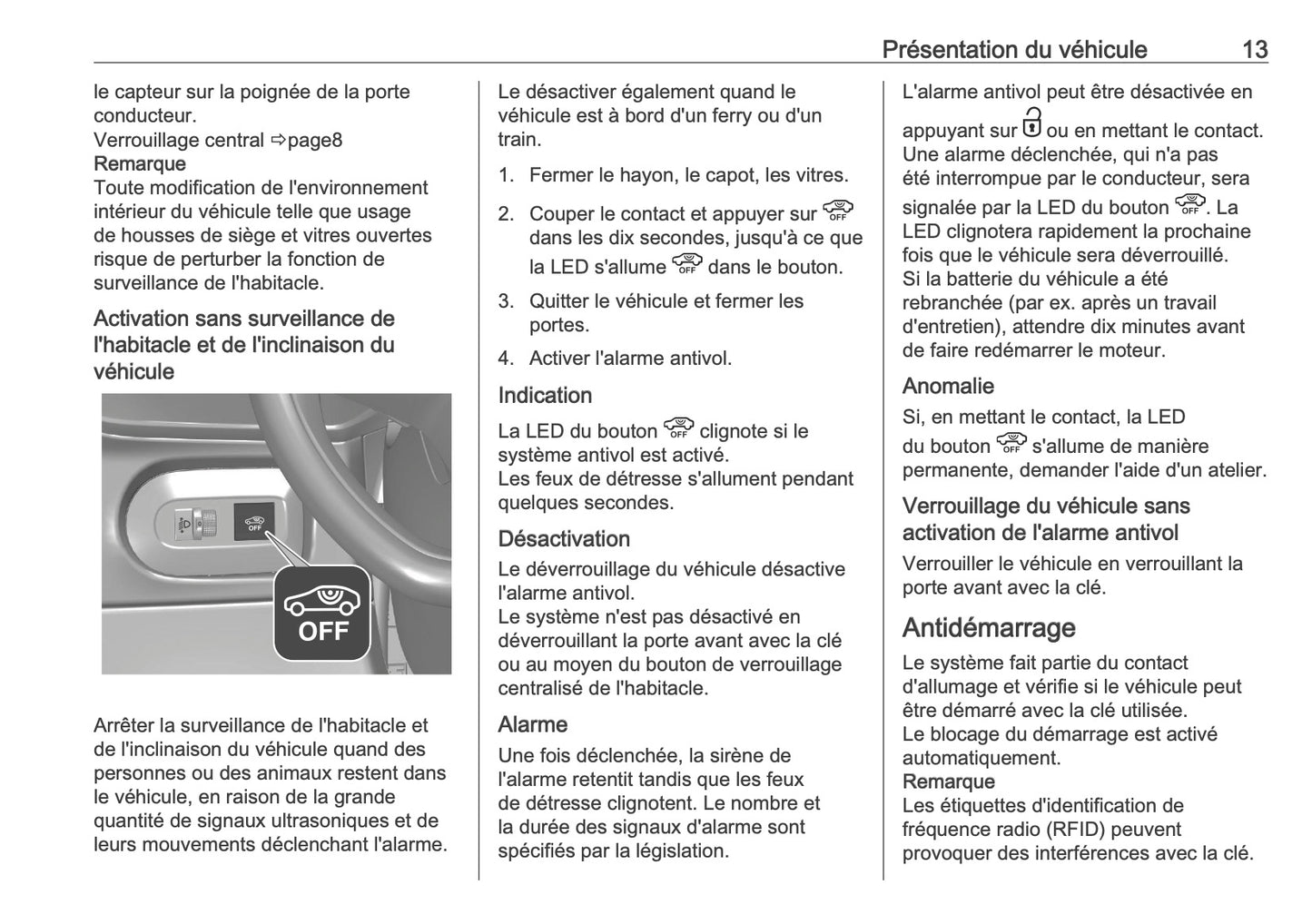 2025-2026 Opel Mokka Owner's Manual | French