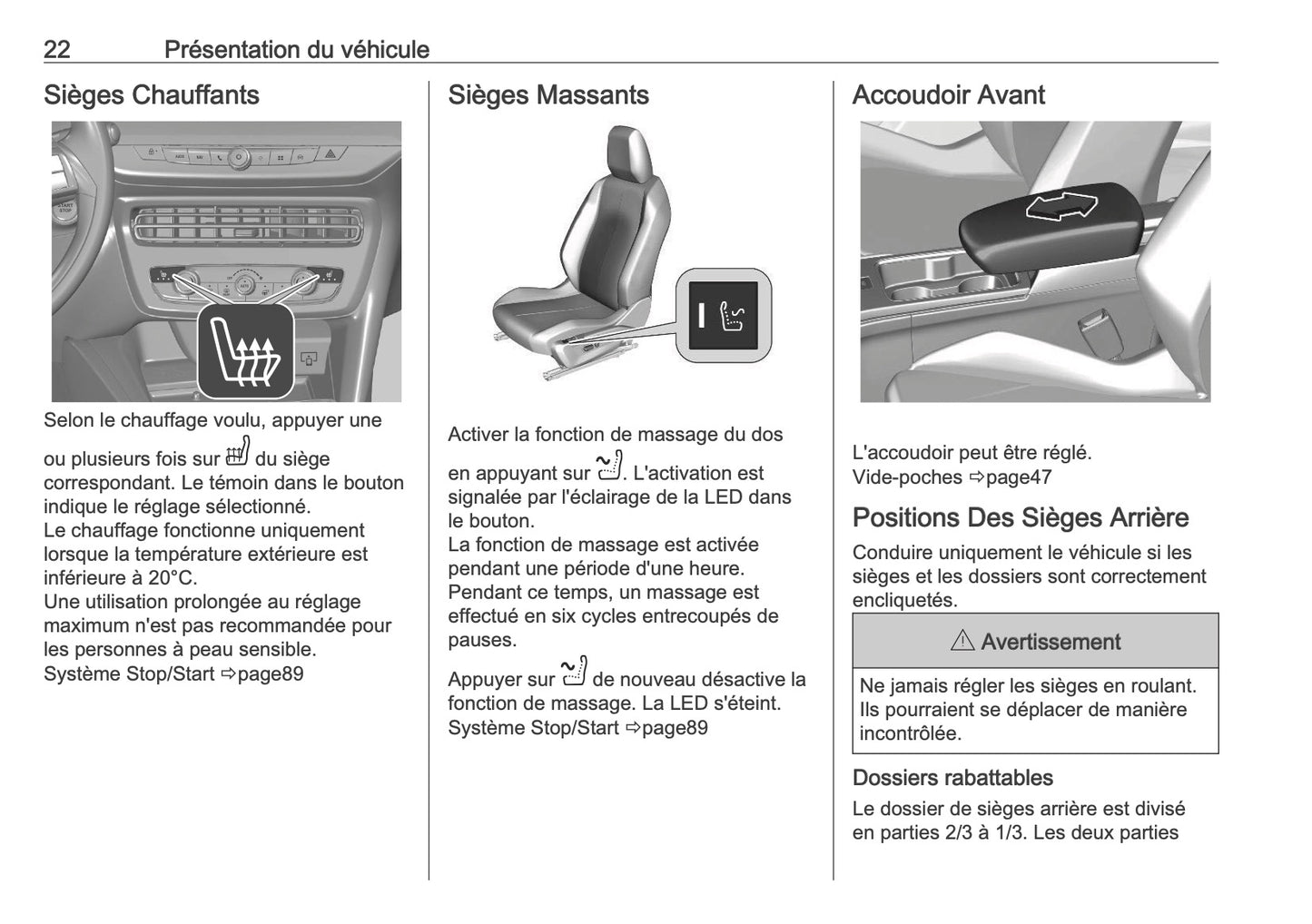 2025-2026 Opel Mokka Owner's Manual | French