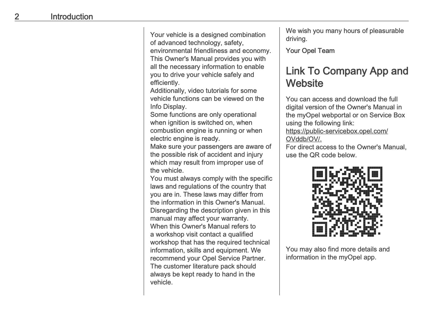 2025-2026 Opel Mokka Owner's Manual | English