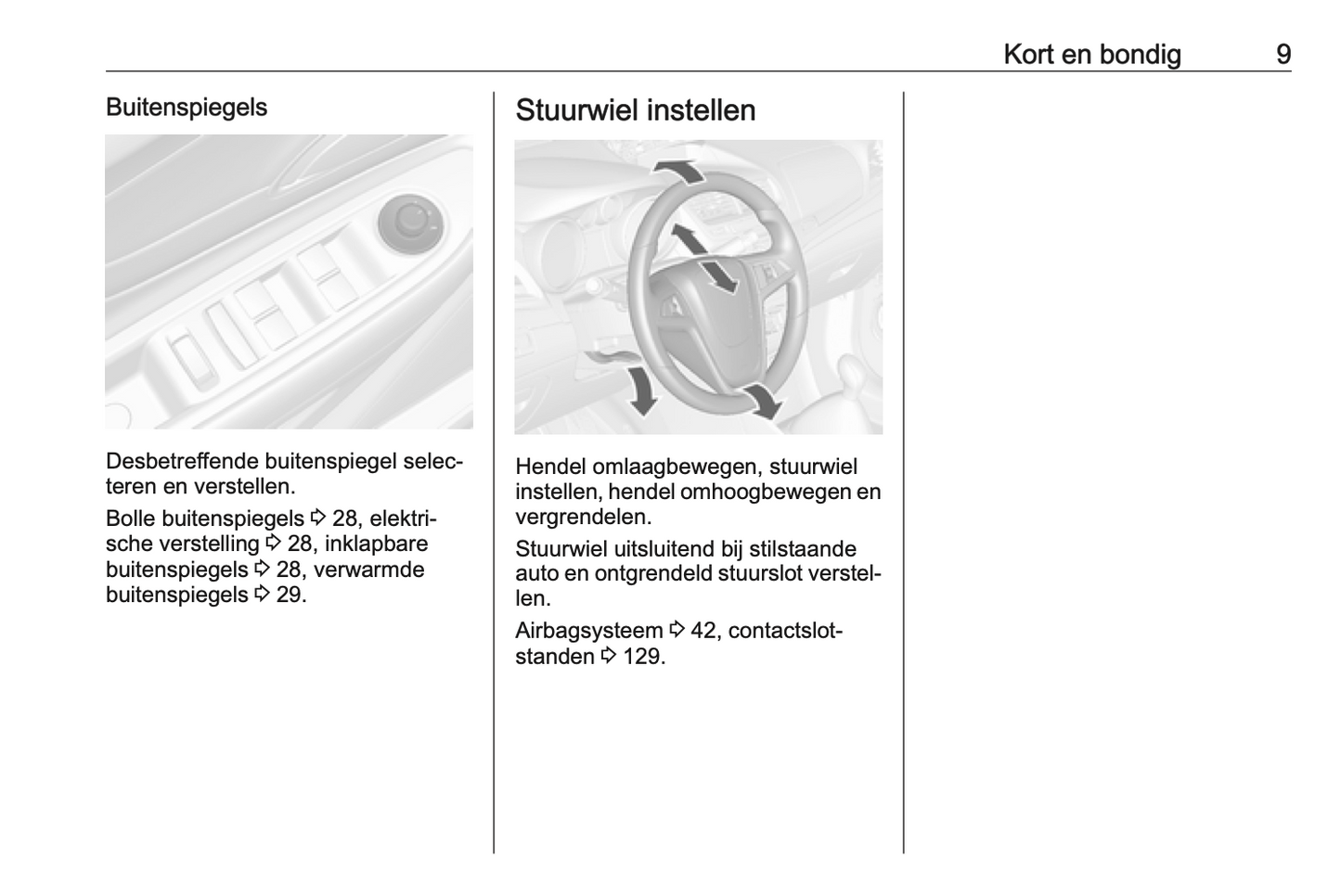 2015-2016 Opel Mokka Owner's Manual | Dutch