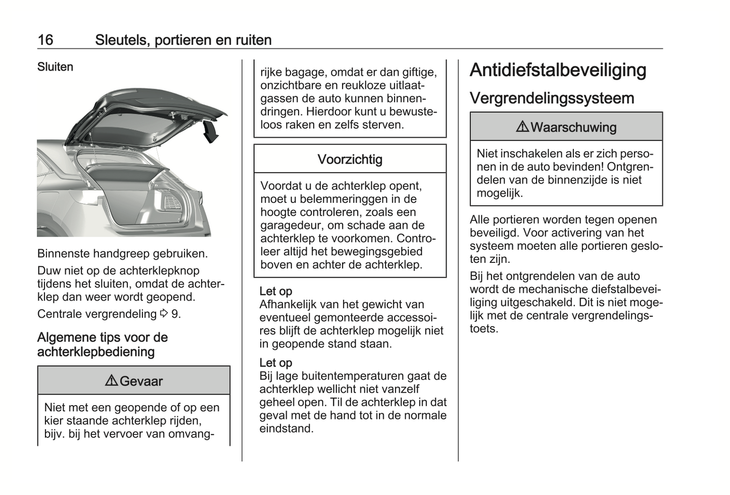 2024 Opel Mokka Owner's Manual | Dutch