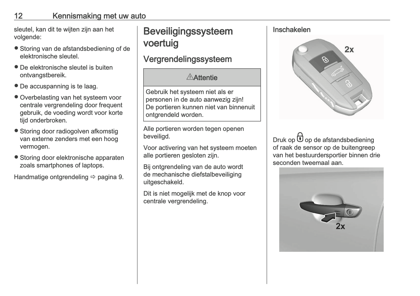 2024-2025 Opel Mokka Owner's Manual | Dutch