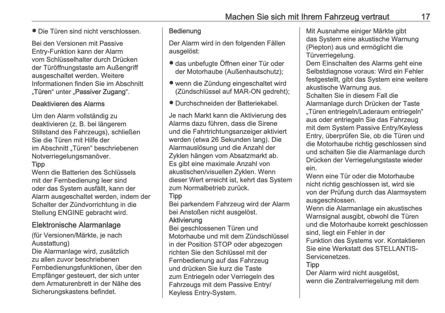 2026 Opel Movano Bedienungsanleitung | Deutsch