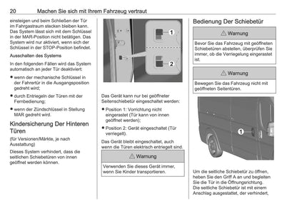 2026 Opel Movano Bedienungsanleitung | Deutsch