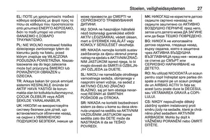 2021-2022 Opel Movano Owner's Manual | Dutch