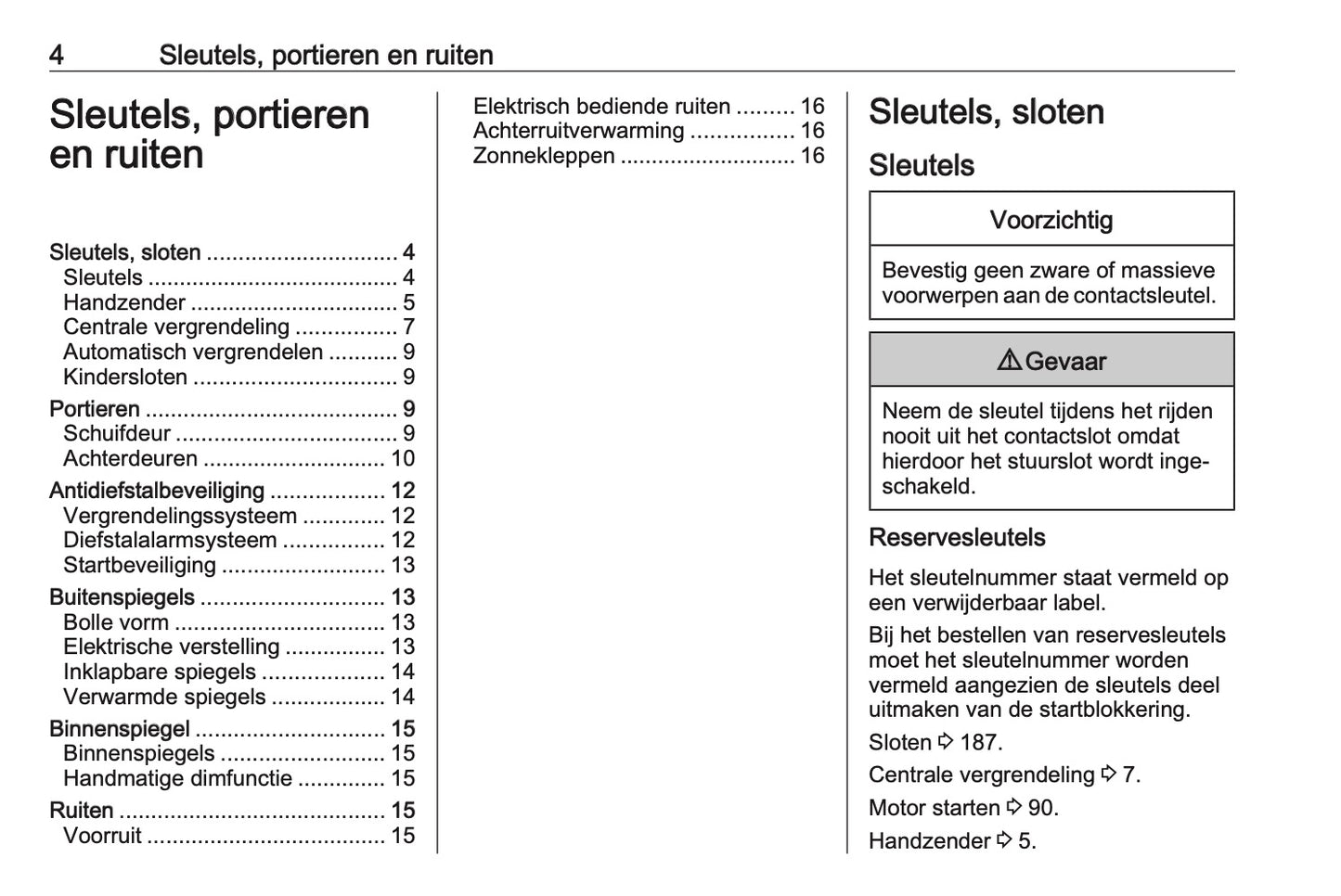 2021-2022 Opel Movano Owner's Manual | Dutch