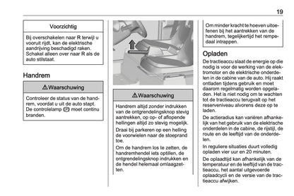 2023-2026 Opel Rocks-e Owner's Manual | Dutch
